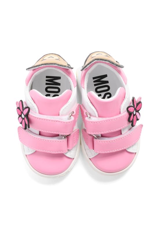 26SS [키즈] 모스키노 스니커즈 82956 VAR1 PINK - MOSCHINO