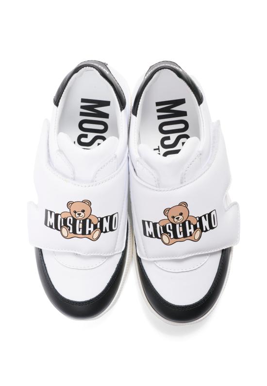 26SS [키즈] 모스키노 스니커즈 83057 VAR1 WHITE - MOSCHINO