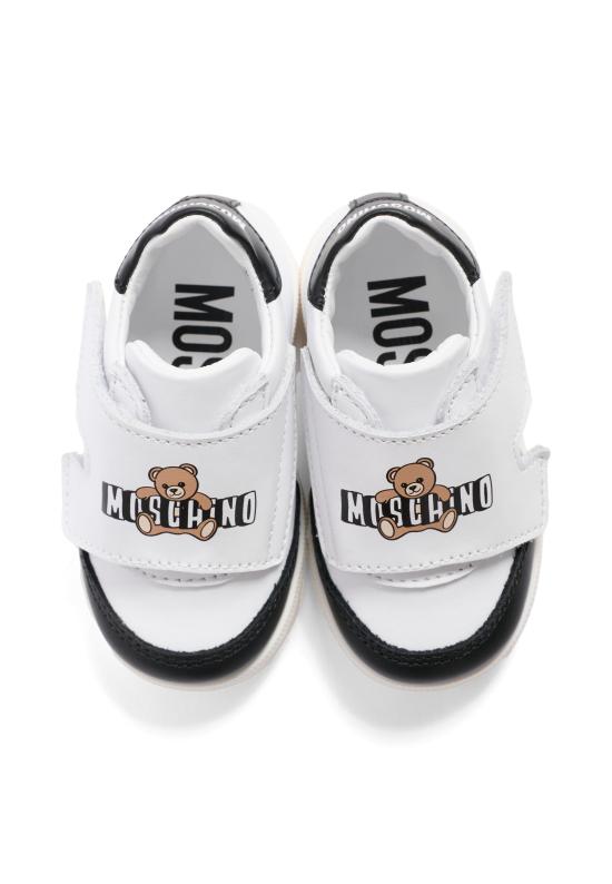 26SS [키즈] 모스키노 스니커즈 82943 VAR2 WHITE - MOSCHINO