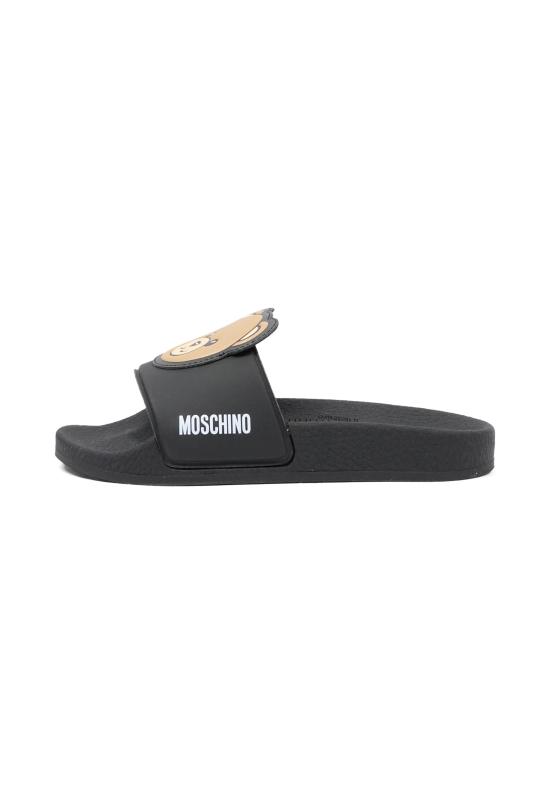 26SS [키즈] 모스키노 플립플랍 83113 VAR3 BLACK - MOSCHINO