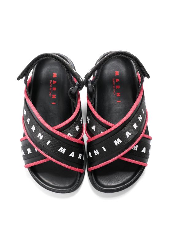 26SS [키즈] 마르니 샌들 82318 VAR1 BLACK - MARNI