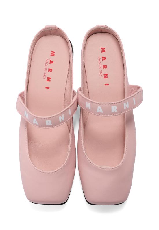 26SS [키즈] 마르니 플랫 슈즈 82324 VAR1 PINK - MARNI