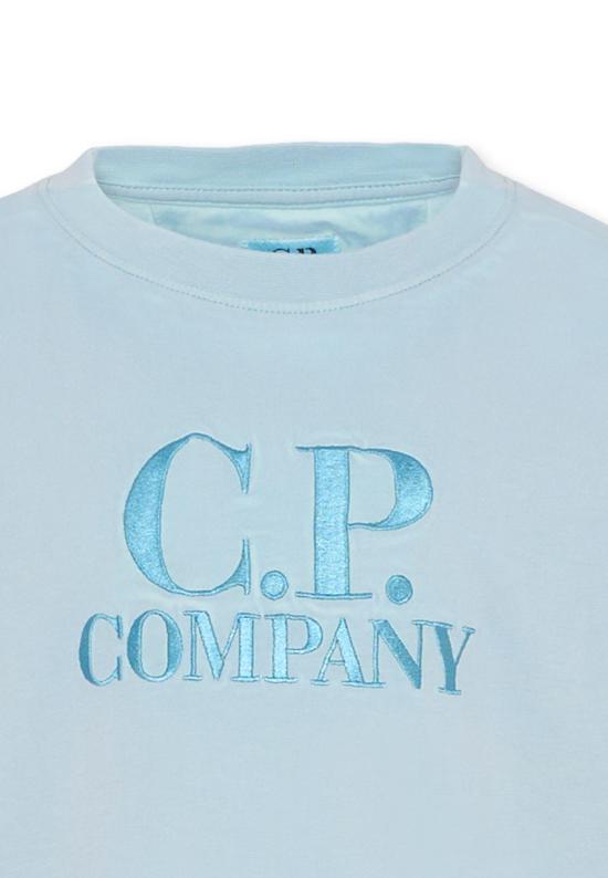 26SS [키즈] 씨피 컴퍼니 티셔츠 CNM00Q LAA17 41372 LIGHT BLUE - C.P. COMPANY