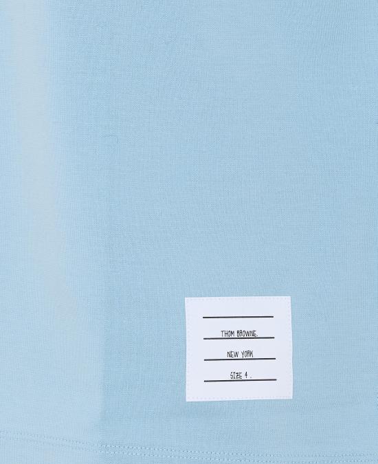 26SS 톰브라운 반팔 티셔츠 MJS307A 07323480 Blue - THOM BROWNE
