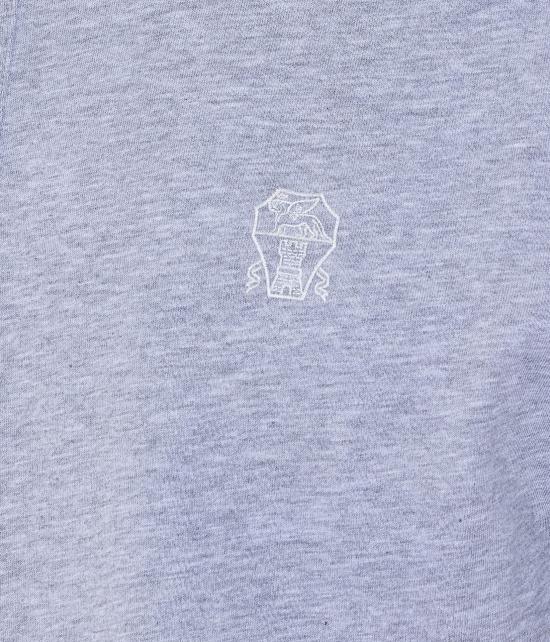 26SS 브루넬로 쿠치넬리 폴로 티셔츠 M0B139779G CQ087 Grey - BRUNELLO CUCINELLI