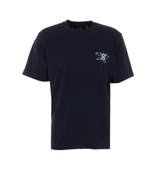 26SS 데일리 페이퍼 반팔 티셔츠 2610010 BLACK Black