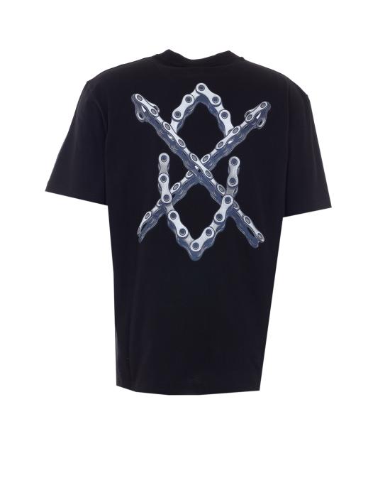 26SS 데일리 페이퍼 반팔 티셔츠 2610042 BLACK Black - DAILY PAPER