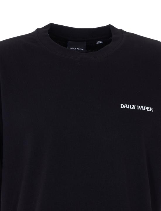 26SS 데일리 페이퍼 반팔 티셔츠 2610042 BLACK Black - DAILY PAPER