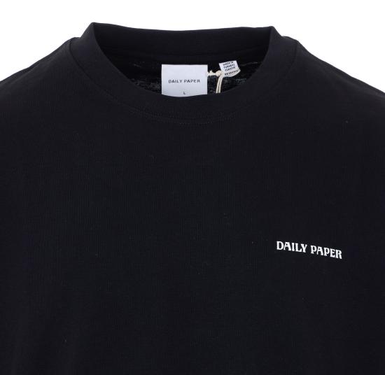 26SS 데일리 페이퍼 반팔 티셔츠 2422072 BLACK Black - DAILY PAPER