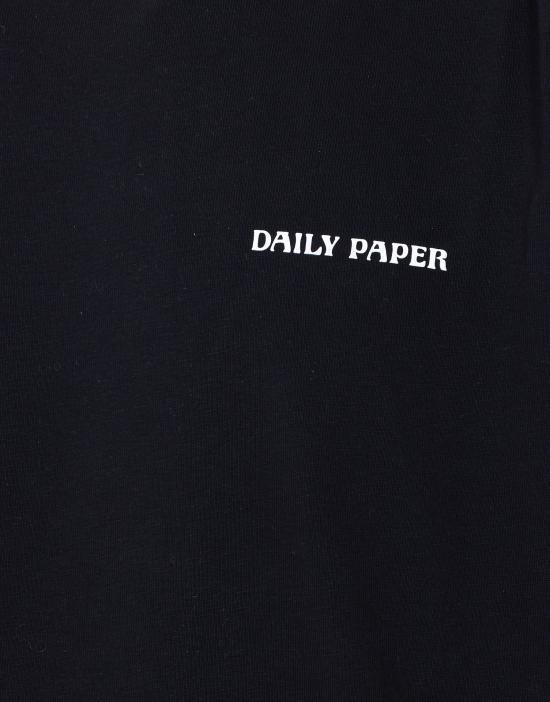 26SS 데일리 페이퍼 반팔 티셔츠 2422072 BLACK Black - DAILY PAPER