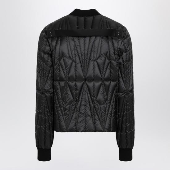 26SS 릭오웬스 몽클레어 가죽 자켓 MU01F1A11M8116 Black - RICK OWENS MONCLER