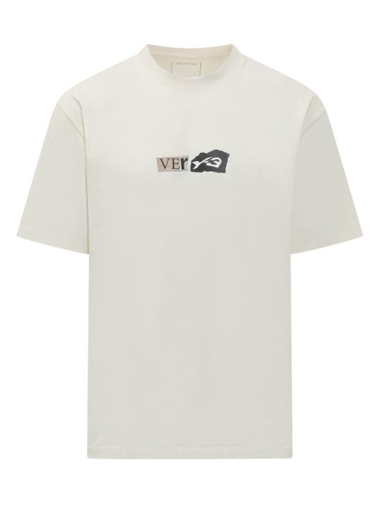 26SS 와이쓰리 반팔 티셔츠 KQ9749 CWHITE