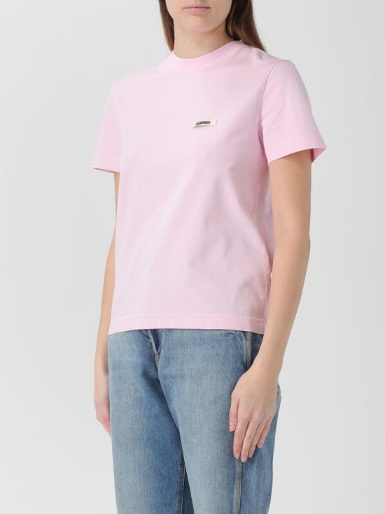 26SS 자크뮈스 반팔 티셔츠 TSW00550AJ00029 431 Pink - JACQUEMUS