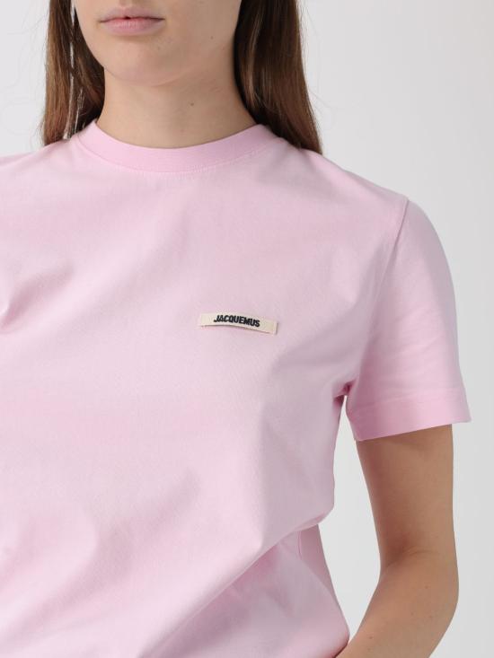 26SS 자크뮈스 반팔 티셔츠 TSW00550AJ00029 431 Pink - JACQUEMUS