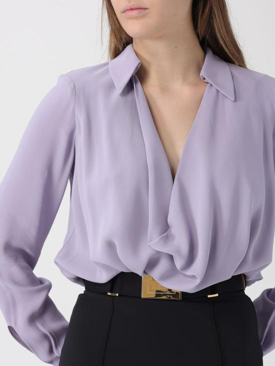26SS 엘리자베타프랜치 블라우스 CB00261E2 EV7 Lilac - ELISABETTA FRANCHI