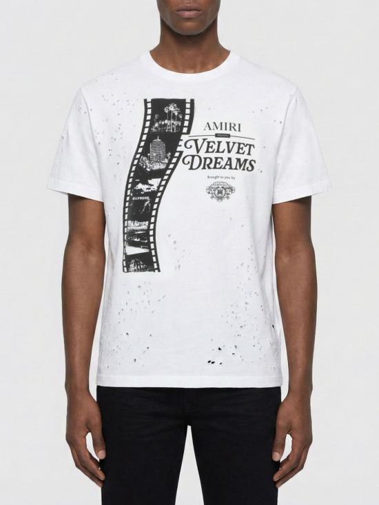 26SS 아미리 반팔 티셔츠 AMJYTE1093 White