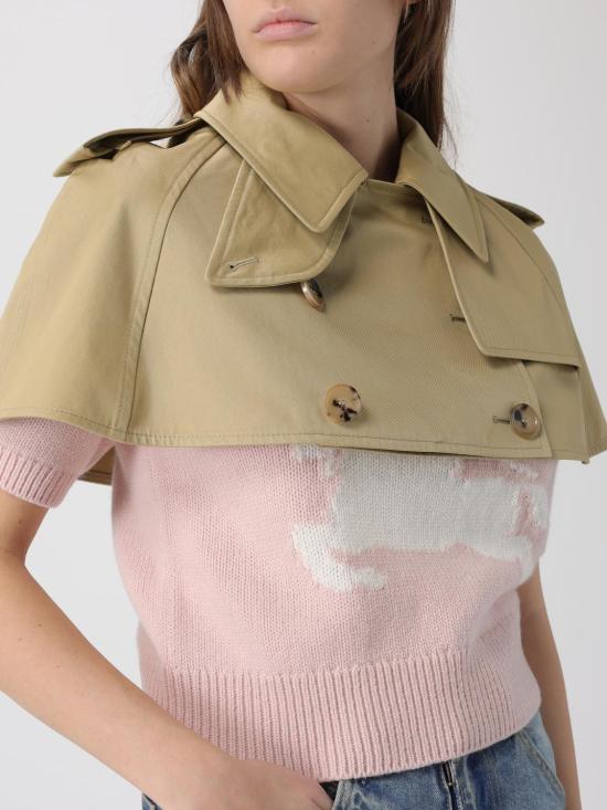 26SS 버버리 개버딘 트렌치 케이플릿 8120032 Kaki - BURBERRY