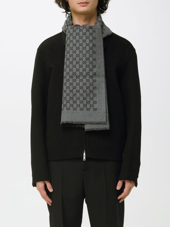 25FW 구찌 머플러/스카프 3912464G200 1160 Charcoal - GUCCI