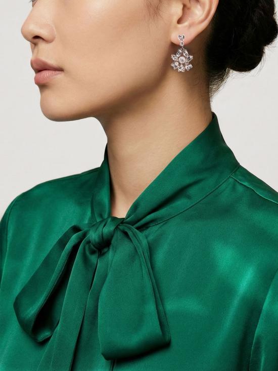 26SS 시몬로샤 보석 ERG5700907 CRYSTAL Silver - SIMONE ROCHA