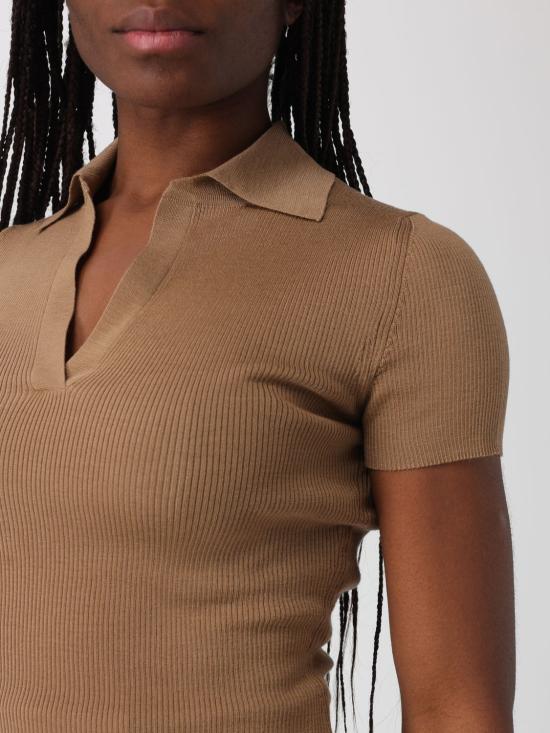 26SS 막스마라 폴로 티셔츠 2611361171600 005 Camel - MAX MARA