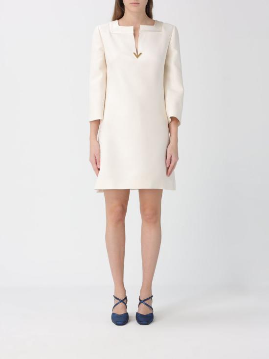 26SS 발렌티노 가라바니 롱 원피스 BVAJE51CF A03 White