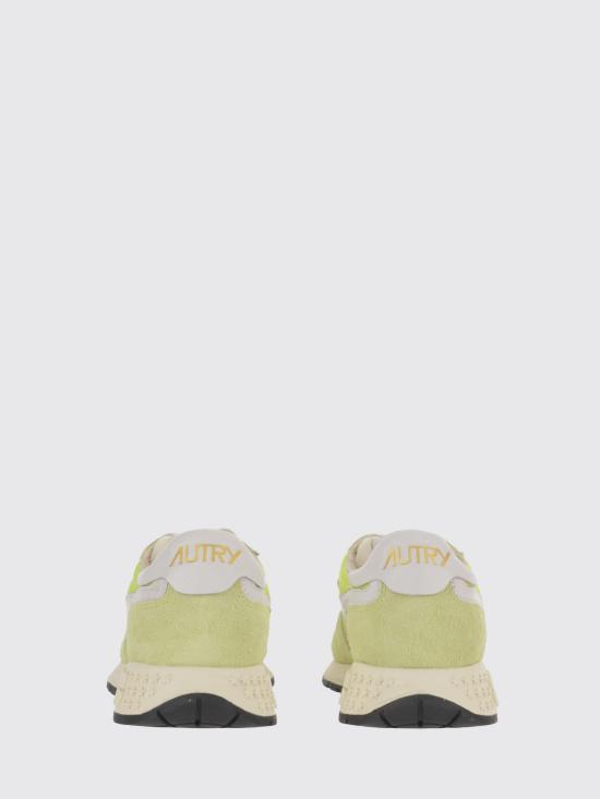 26SS 오트리 릴윈드 로우 나일론 스웨이드 스니커즈 WWLMNC33 Yellow - AUTRY