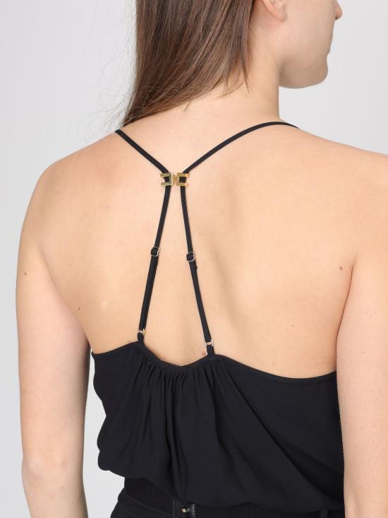 26SS 엘리자베타프랜치 민소매 티셔츠 BO01461E2 110 Black - ELISABETTA FRANCHI