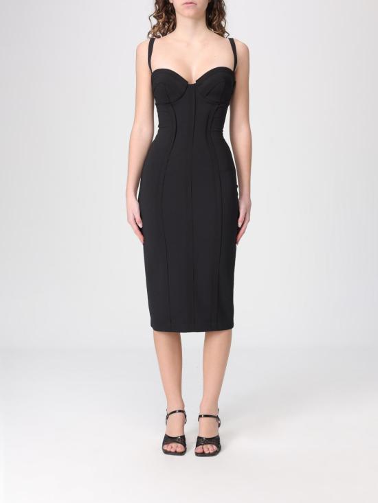 26SS 엘리자베타프랜치 미디 원피스 GO15961E2 110 Black