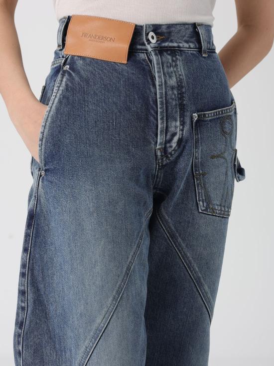 26SS JW앤더슨 데님 팬츠 DT0127PG1849 172 Blue - JW ANDERSON