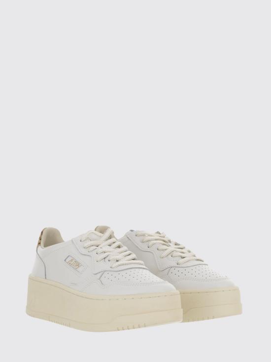 26SS 오트리 메달리스트 플랫폼 레더 스니커즈 PTLWVO01 White - AUTRY