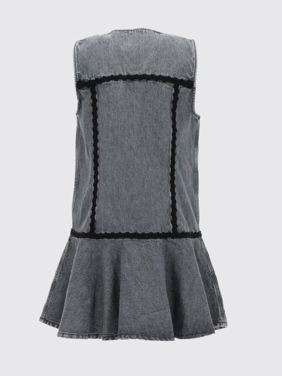 26SS 가니 리지드 데님 미니 드레스 A1030102 259 Charcoal - GANNI