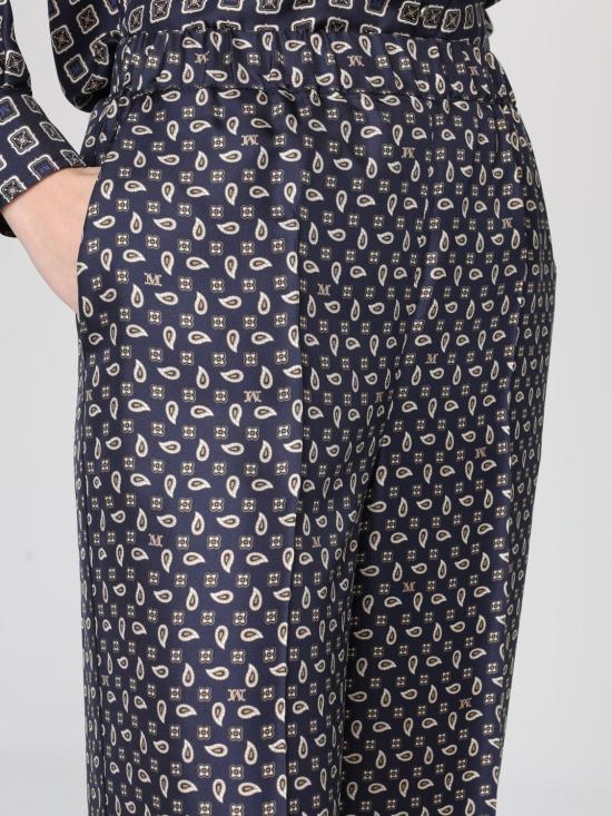 26SS 막스마라 스트레이트 팬츠 2611131131600 001 Blue - MAX MARA