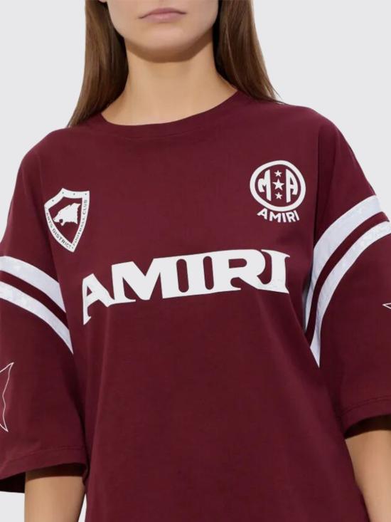 26SS 아미리 반팔 티셔츠 AWTOJR1022 584 Burgundy - AMIRI