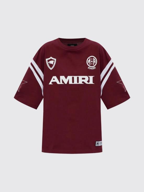 26SS 아미리 반팔 티셔츠 AWTOJR1022 584 Burgundy - AMIRI