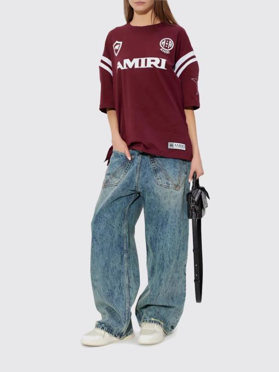 26SS 아미리 반팔 티셔츠 AWTOJR1022 584 Burgundy - AMIRI