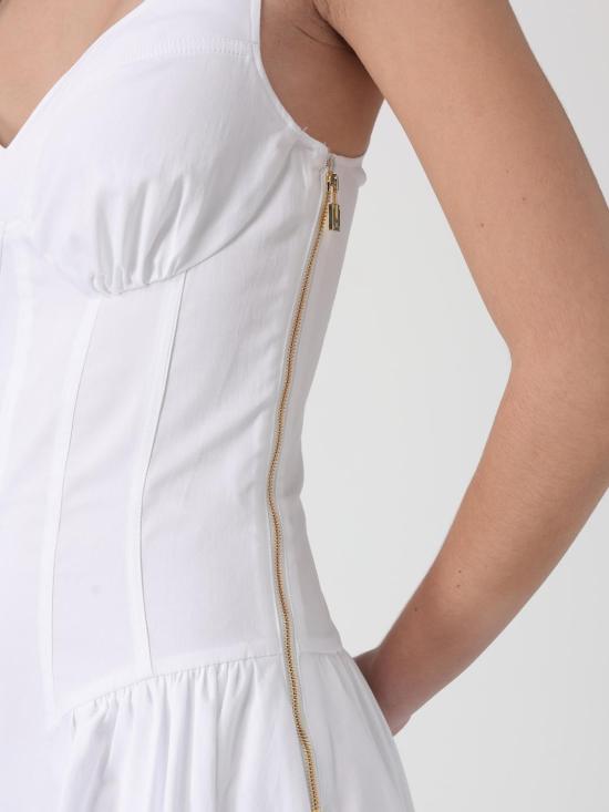 26SS 엘리자베타프랜치 롱 원피스 AB89361E2 100 White - ELISABETTA FRANCHI