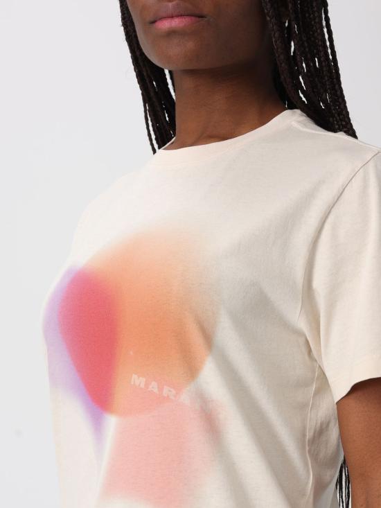 26SS 이자벨마랑에뚜왈 반팔 티셔츠 TS0001FAD1N11E 23EC Ecru - ISABEL MARANT ETOILE