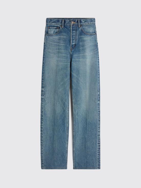 26SS 셀린느 코튼 데님 보이프렌드 진 001 RP0B9930F GFV6 Gnawed Blue