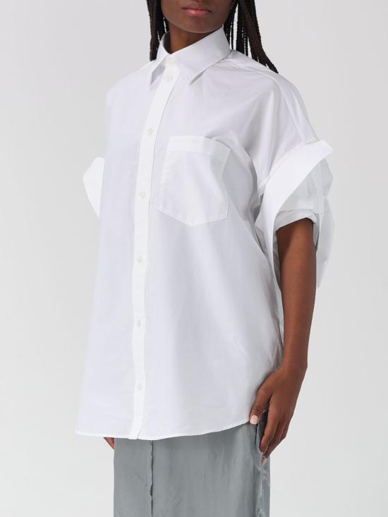 25SS 발렌시아가 셔츠 834033 TNM60 9000 White - BALENCIAGA