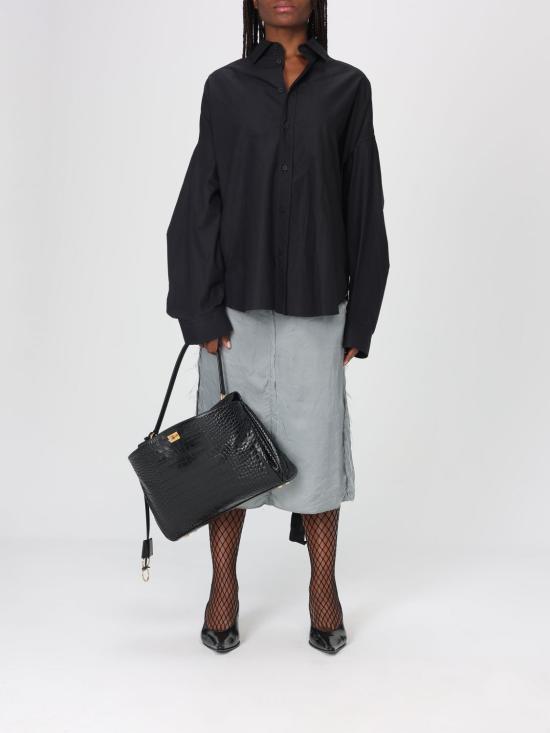 25SS 발렌시아가 셔츠 831657 TRM28 1000 Black - BALENCIAGA