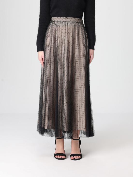 25FW 트윈셋 롱 스커트 252TT2023 00006 Black