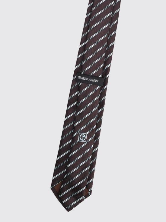 26SS 조르지오 아르마니 넥타이 GM000802TE20403 F6016 Brown - GIORGIO ARMANI