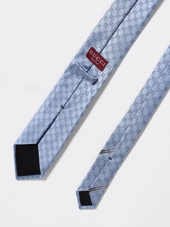 25FW 구찌 넥타이 4565204B002 4968 Gnawed Blue - GUCCI