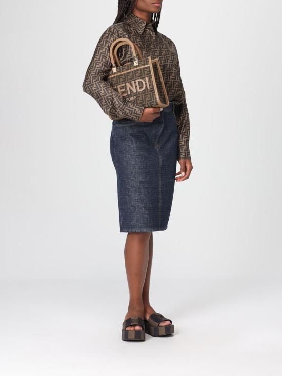 26SS 펜디 데님 스커트 FLQ604AW82 F1UKI Blue - FENDI