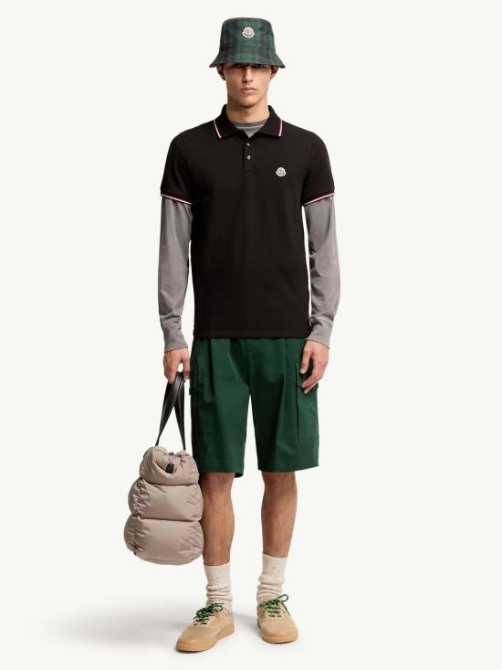 26SS 몽클레어 폴로 티셔츠 L10918A7030084556 999 Black - MONCLER