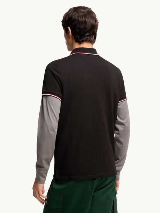 26SS 몽클레어 폴로 티셔츠 L10918A7030084556 999 Black - MONCLER