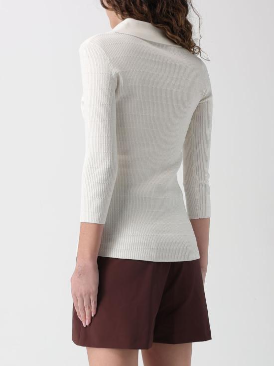 26SS 엘리자베타프랜치 폴로 티셔츠 MK86B61E2 360 White - ELISABETTA FRANCHI