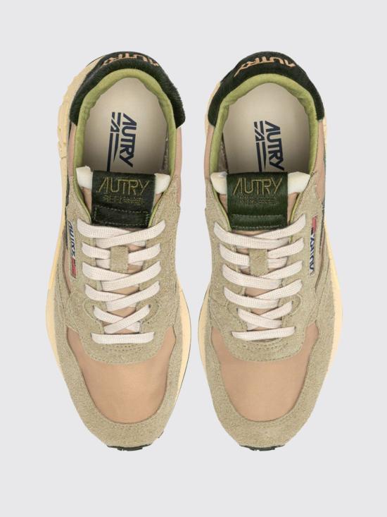 26SS 오트리 릴윈드 로우 나일론 스웨이드 스니커즈 WWLMUP05 Red - AUTRY