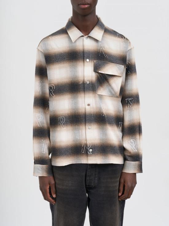 26SS 리프레젠트 긴팔 셔츠 MLM1007780 146 Yellow Cream