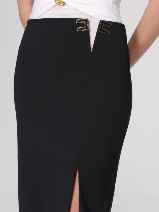 26SS 엘리자베타프랜치 미디 스커트 GO14761E2 110 Black - ELISABETTA FRANCHI